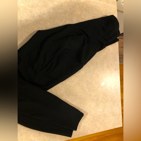 A Glow Large maternity stretch black dress pants - Picture 1 of 2